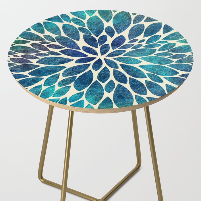 Petal Burst - Turquoise Side Table Gallery Image 2