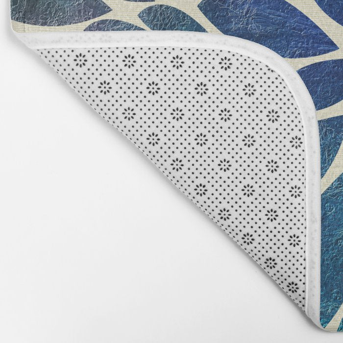 Petal Burst - Turquoise Bath Mat Gallery Image 2