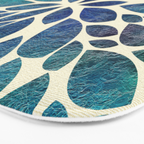 Petal Burst - Turquoise Bath Mat Gallery Image 3