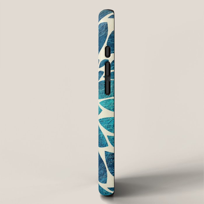 Petal Burst - Turquoise iPhone Case Gallery Image 2
