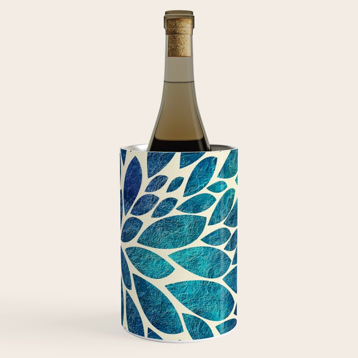Petal Burst - Turquoise Wine Chiller Gallery Image 3