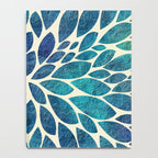 Petal Burst - Turquoise Notebook Gallery Image 4