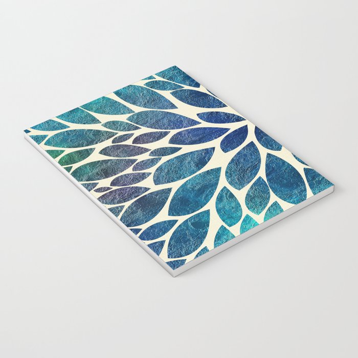 Petal Burst - Turquoise Notebook Gallery Image 3