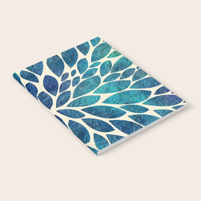 Petal Burst - Turquoise Notebook Gallery Image 1