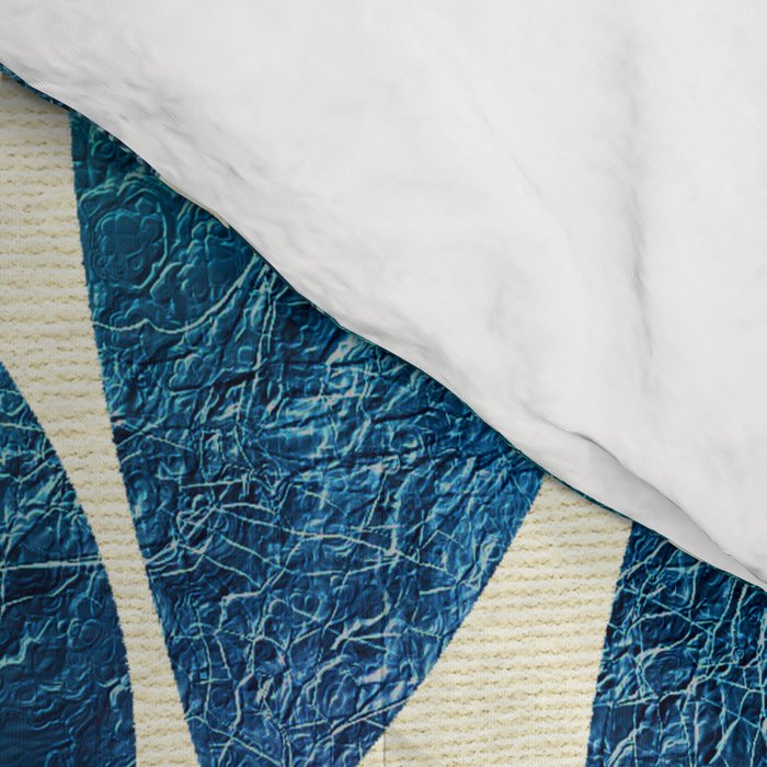 Petal Burst - Turquoise Comforter Gallery Image 4
