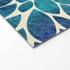 Petal Burst - Turquoise Welcome Mat Gallery Image 2