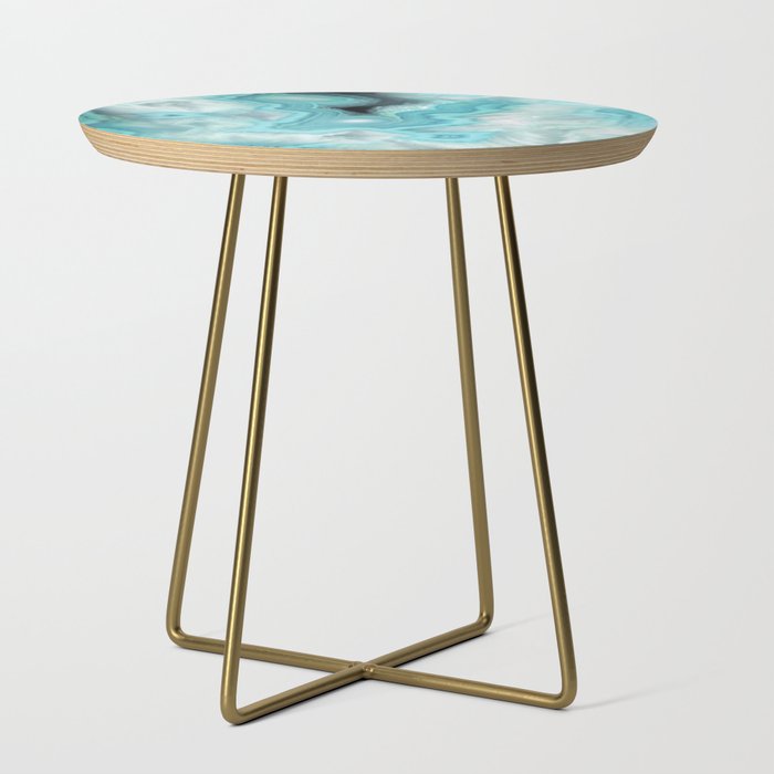 Aqua Sea Stone Side Table Gallery Image 1