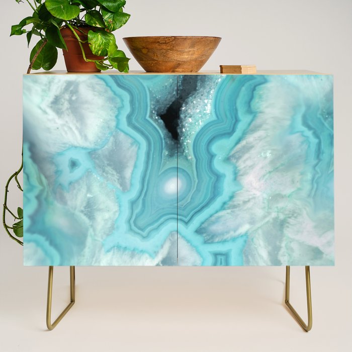 Aqua Sea Stone Credenza Gallery Image 1