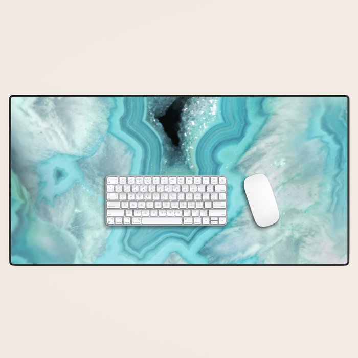 Aqua Sea Stone Desk Mat Gallery Image 1