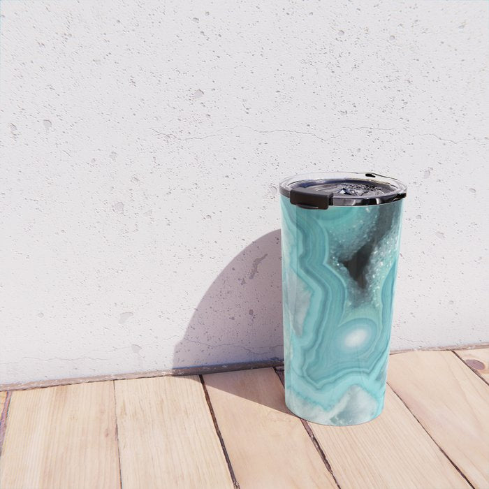 Aqua Sea Stone Travel Mug Gallery Image 4