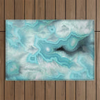 Aqua Sea Stone Outdoor Rug Gallery Image 1