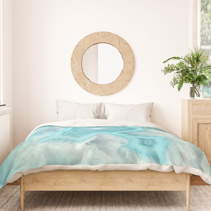 Aqua Sea Stone Duvet Cover Gallery Image 3