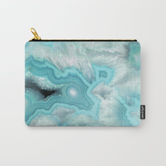 Aqua Sea Stone Carry All Pouch Gallery Image 1