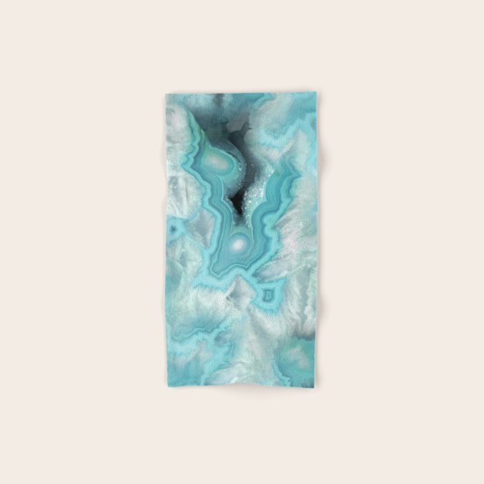 Aqua Sea Stone Bath Towel Gallery Image 1