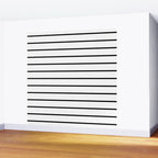 Minimalist Line Stripes Black And White Stripe Nautical Lines Drawing Wall Mural Gallery Image 2