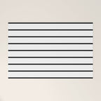 Minimalist Line Stripes Black And White Stripe Nautical Lines Drawing Welcome Mat Gallery Image 1