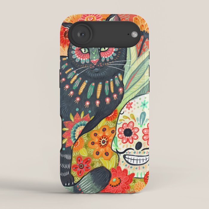 Dia De Los Muertos Cat iPhone Case Gallery Image 2