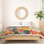 Dia De Los Muertos Cat Duvet Cover Gallery Image 3