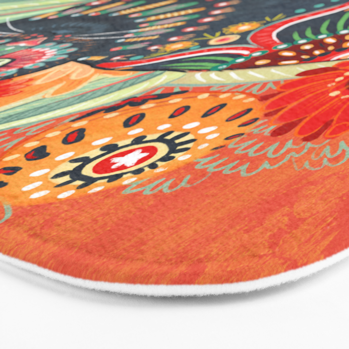 Dia De Los Muertos Cat Bath Mat Gallery Image 3