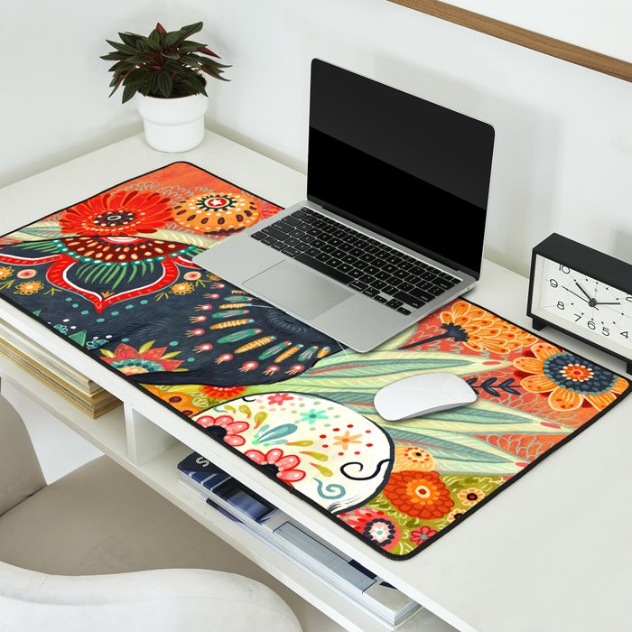 Dia De Los Muertos Cat Desk Mat Gallery Image 2