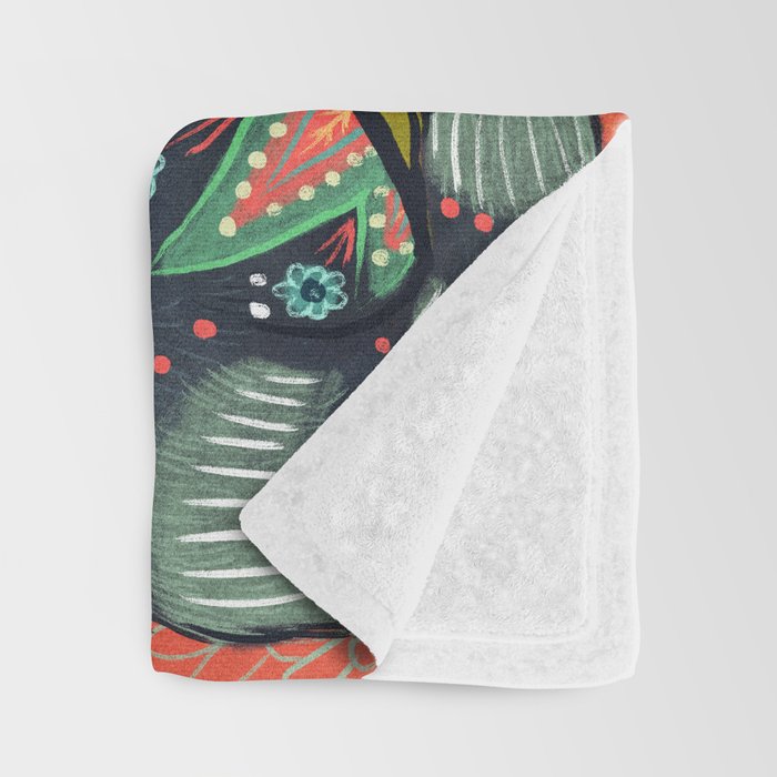 Dia De Los Muertos Cat Throw Blanket Gallery Image 3