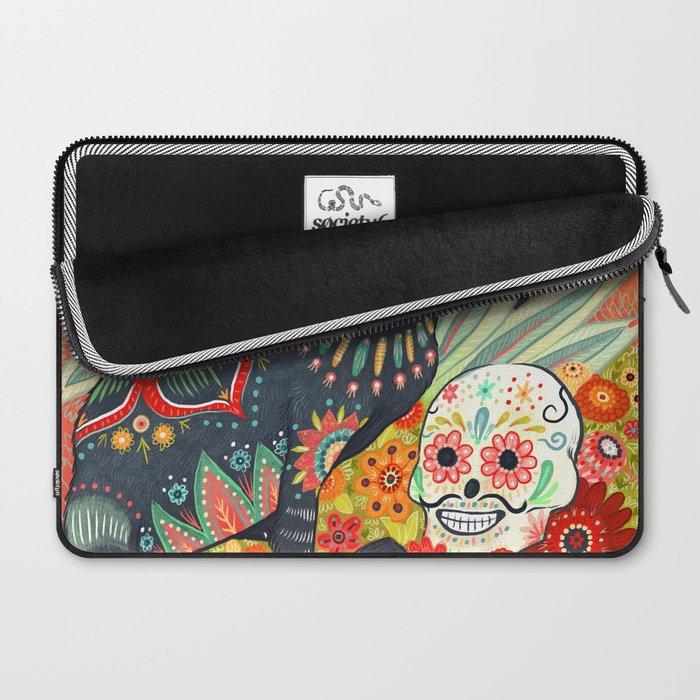Dia De Los Muertos Cat Laptop Sleeve Gallery Image 2