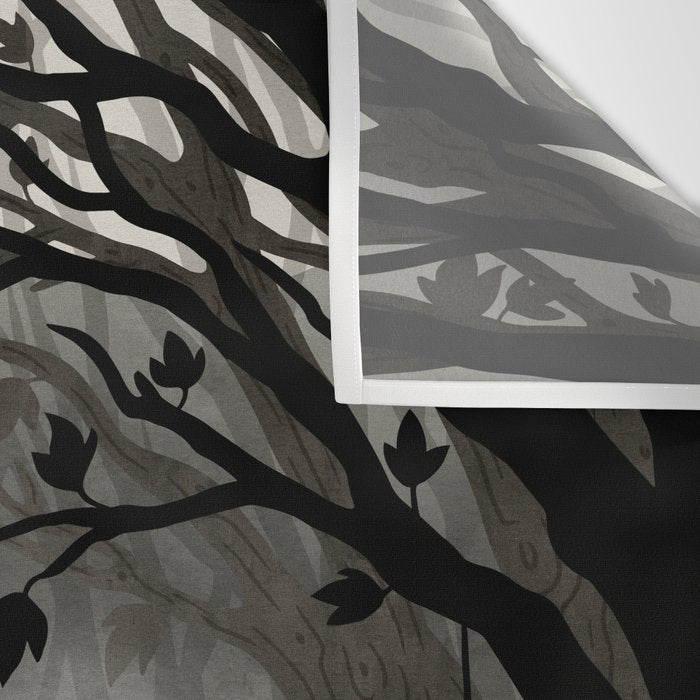A Quiet Spooky Spot (Book Reading Monster) Wall Tapestry Gallery Image 3