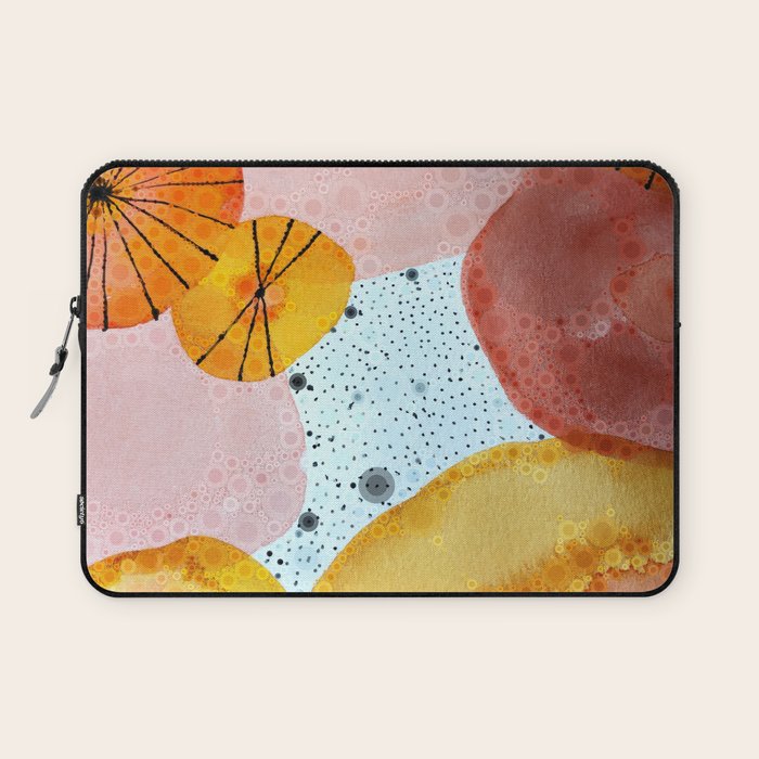 Moments of Happiness Surrounded Her Like Sunshine Laptop Sleeve Gallery Image 1