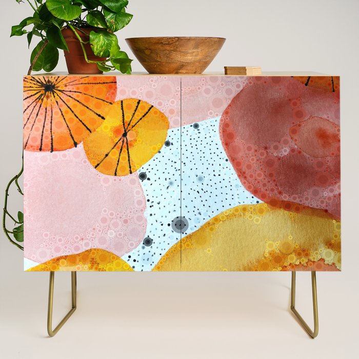 Moments of Happiness Surrounded Her Like Sunshine Credenza Gallery Image 1