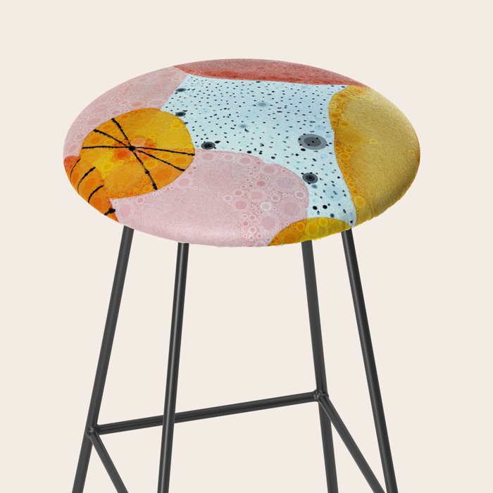 Moments of Happiness Surrounded Her Like Sunshine Stool Gallery Image 2