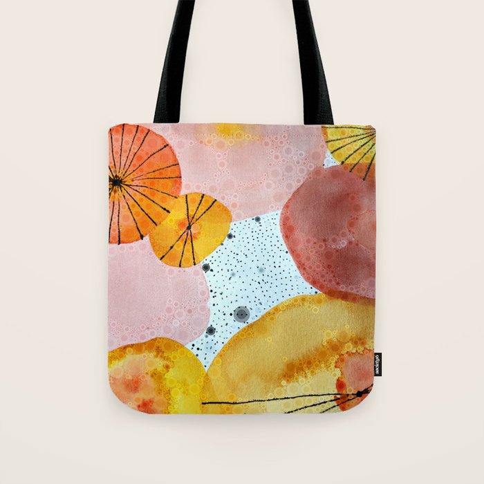 Moments of Happiness Surrounded Her Like Sunshine Tote Bag Gallery Image 1