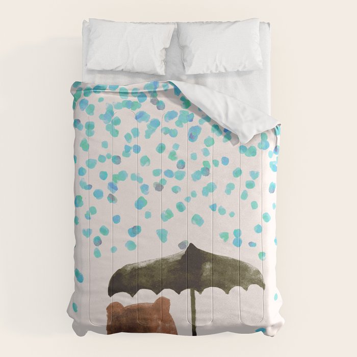 Rain rain go away Comforter Gallery Image 6