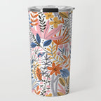 Colorful Jungle Garden Travel Mug Gallery Image 1
