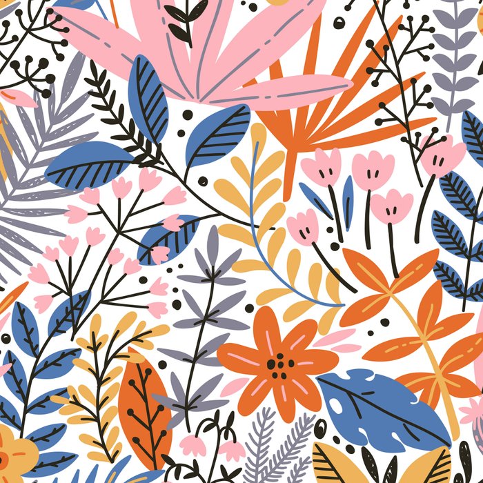 Colorful Jungle Garden Coffee Mug Gallery Image 2