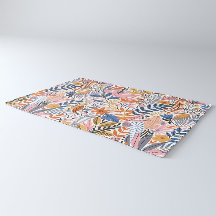 Colorful Jungle Garden Rug Gallery Image 3
