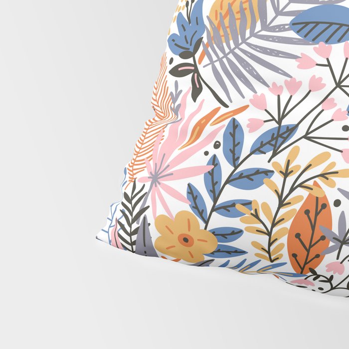 Colorful Jungle Garden Pillow Sham Gallery Image 4