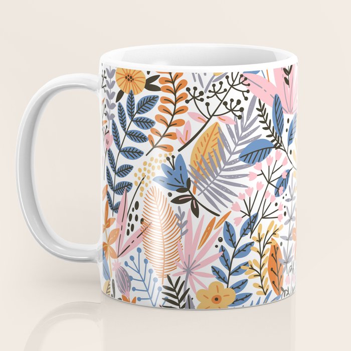 Colorful Jungle Garden Coffee Mug Gallery Image 3