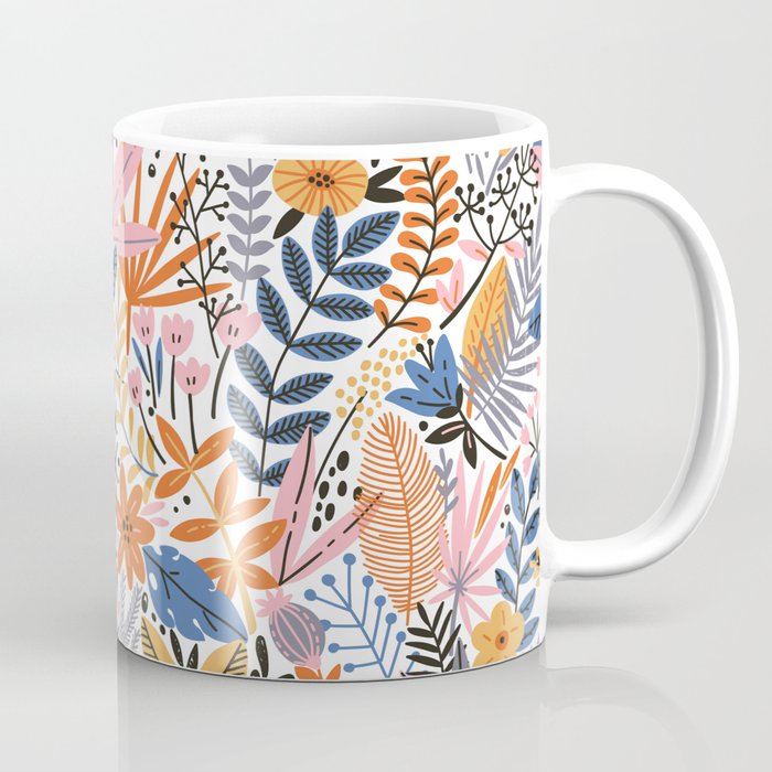 Colorful Jungle Garden Coffee Mug Gallery Image 1