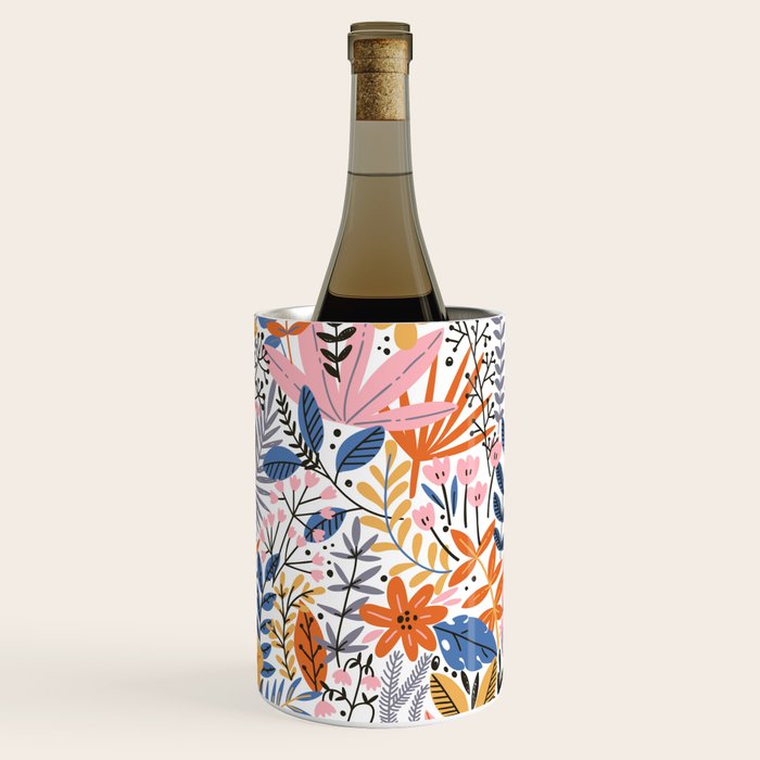 Colorful Jungle Garden Wine Chiller Gallery Image 1