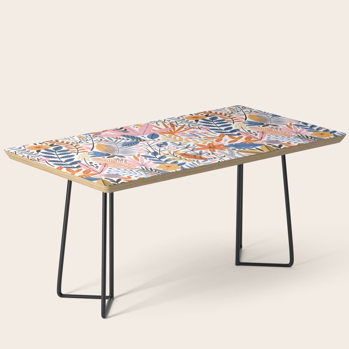 Colorful Jungle Garden Coffee Table Gallery Image 1
