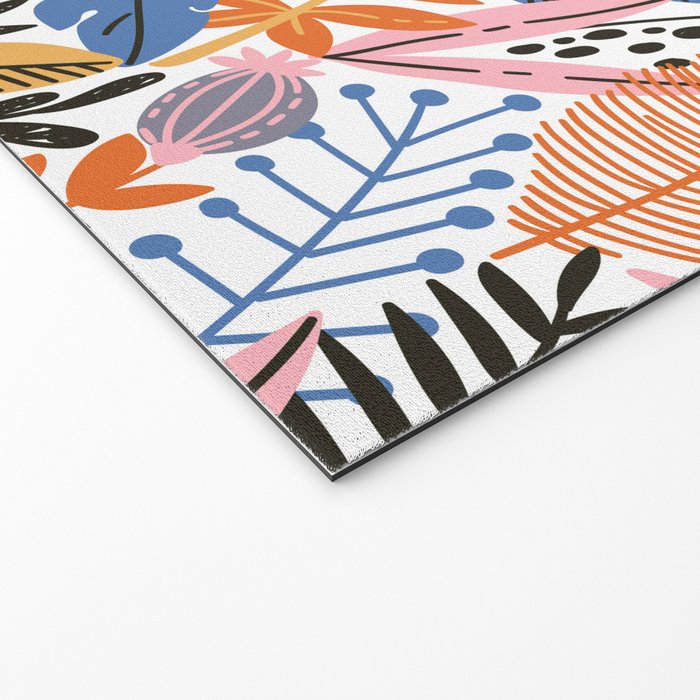 Colorful Jungle Garden Welcome Mat Gallery Image 2