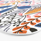 Colorful Jungle Garden Bath Mat Gallery Image 3