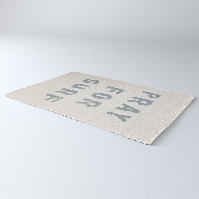 Pray For Surf (Linen) Rug Gallery Image 3