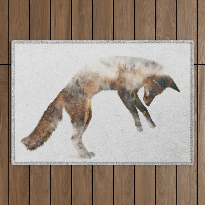 Jumping Fox Outdoor Rug Gallery Image 1