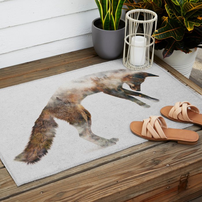 Jumping Fox Outdoor Rug Gallery Image 2