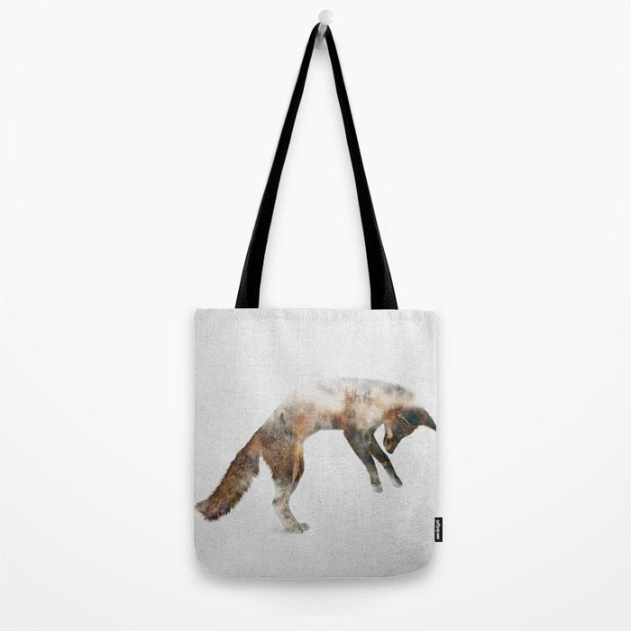 Jumping Fox Tote Bag Gallery Image 2
