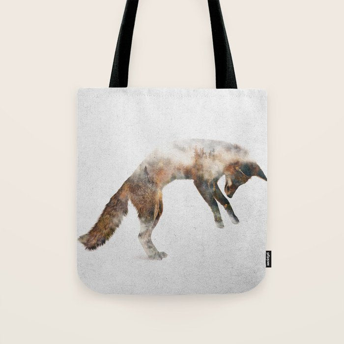 Jumping Fox Tote Bag Gallery Image 1