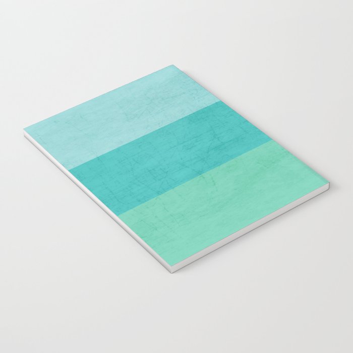 three stripes - teal Notebook Gallery Image 3