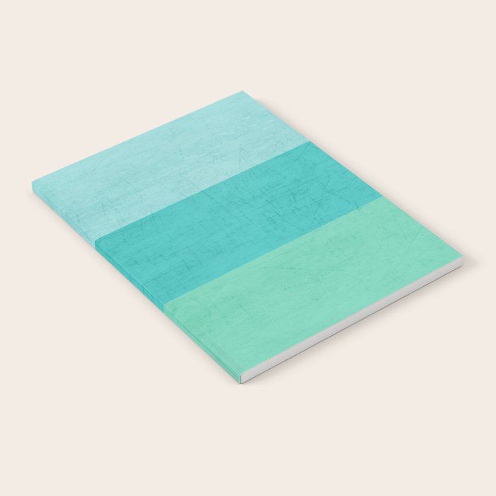 three stripes - teal Notebook Gallery Image 2