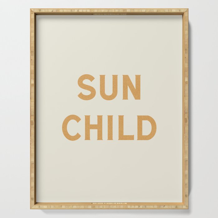 Sun child Serving Tray Gallery Image 1